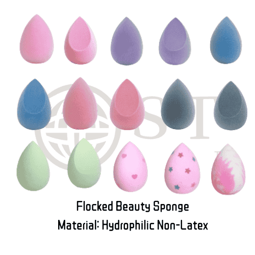 ST-MZ-021 | Flocked Beauty Sponge